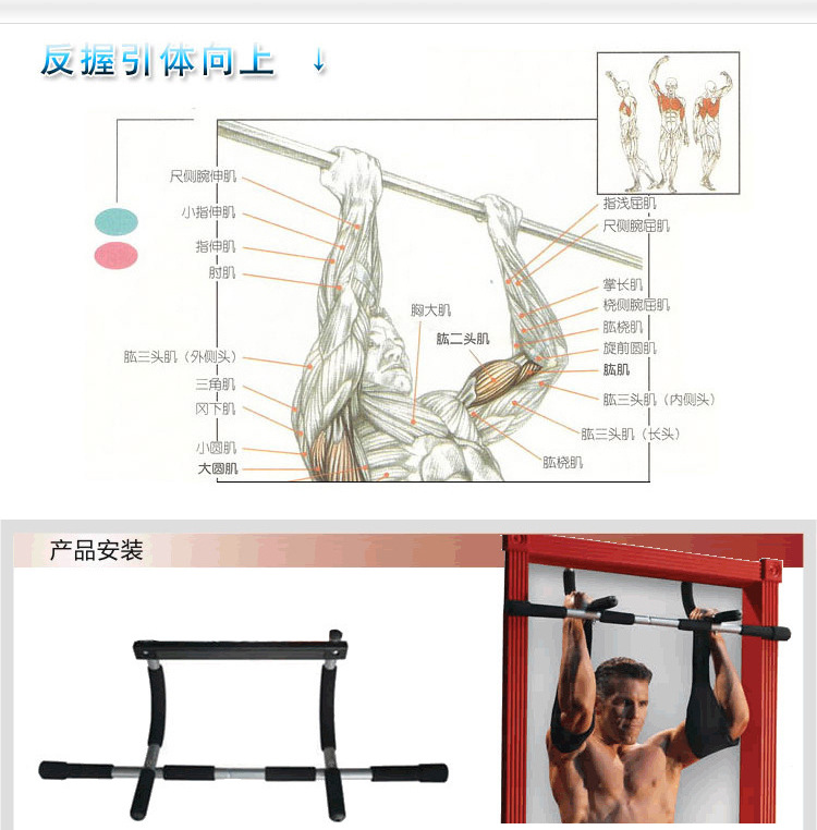 Thickened Steel Pull Bar Doorw - Chin Bar Doorway 评论和价格