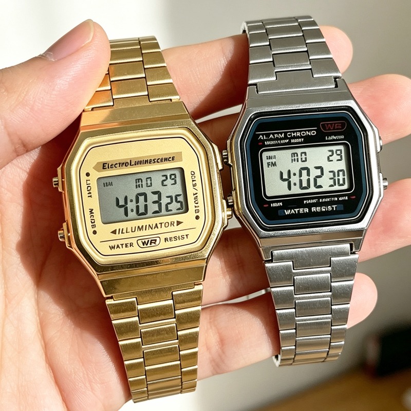 F91W Band Watch Waterproof Ret - Outdoor Sport Watch 评论和价格