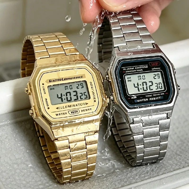 F91W Band Watch Waterproof Ret - Outdoor Sport Watch 评论和价格