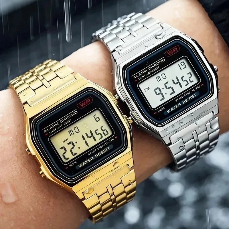 F91W Band Watch Waterproof Ret - Outdoor Sport Watch 评论和价格