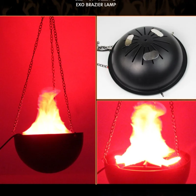 3D Fake Flame Lamp Simulation  - Head Racket Boom 评论和价格