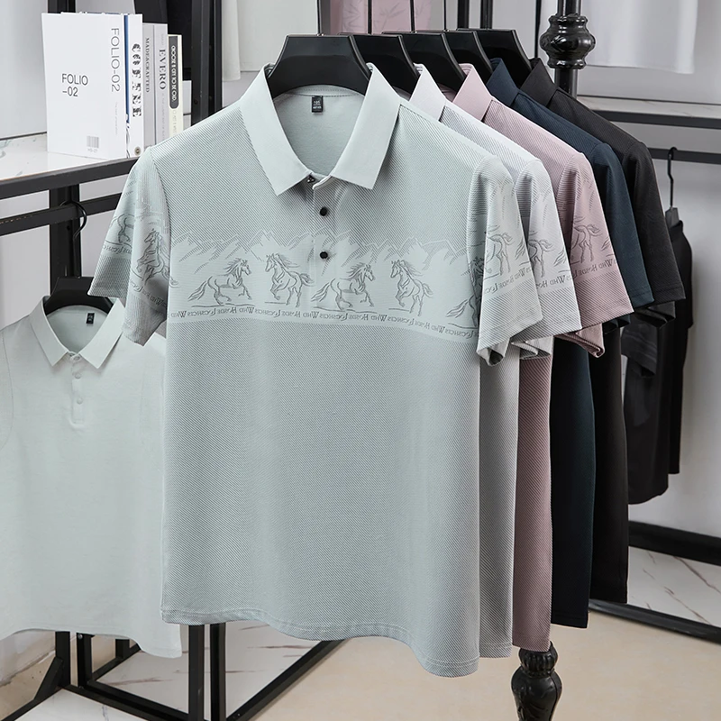 Male half chest equestrian pri - Polo Shirt Equestrian 评论和价格