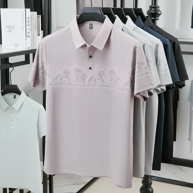 Male half chest equestrian pri - Polo Shirt Equestrian 评论和价格