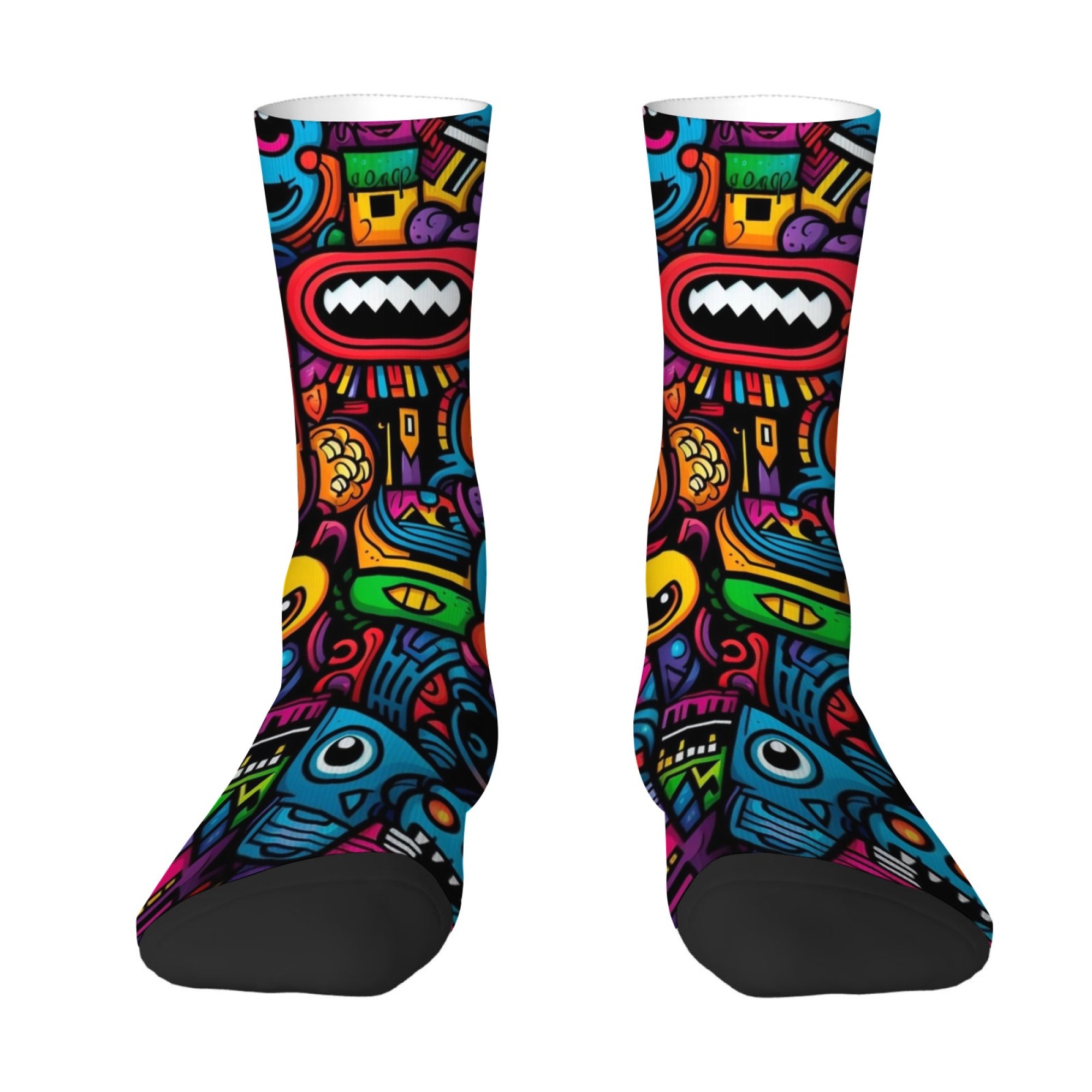 Cartoon-themed Harajuku Printe - Outdoor Sport Hose 评论和价格