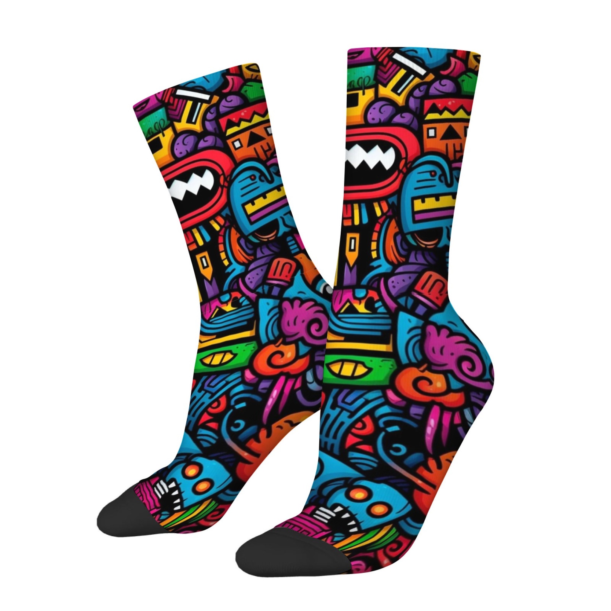Cartoon-themed Harajuku Printe - Outdoor Sport Hose 评论和价格
