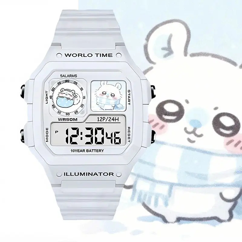 Kawaii Chiikawa Anime Digital  - Outdoor Sport Watch 评论和价格